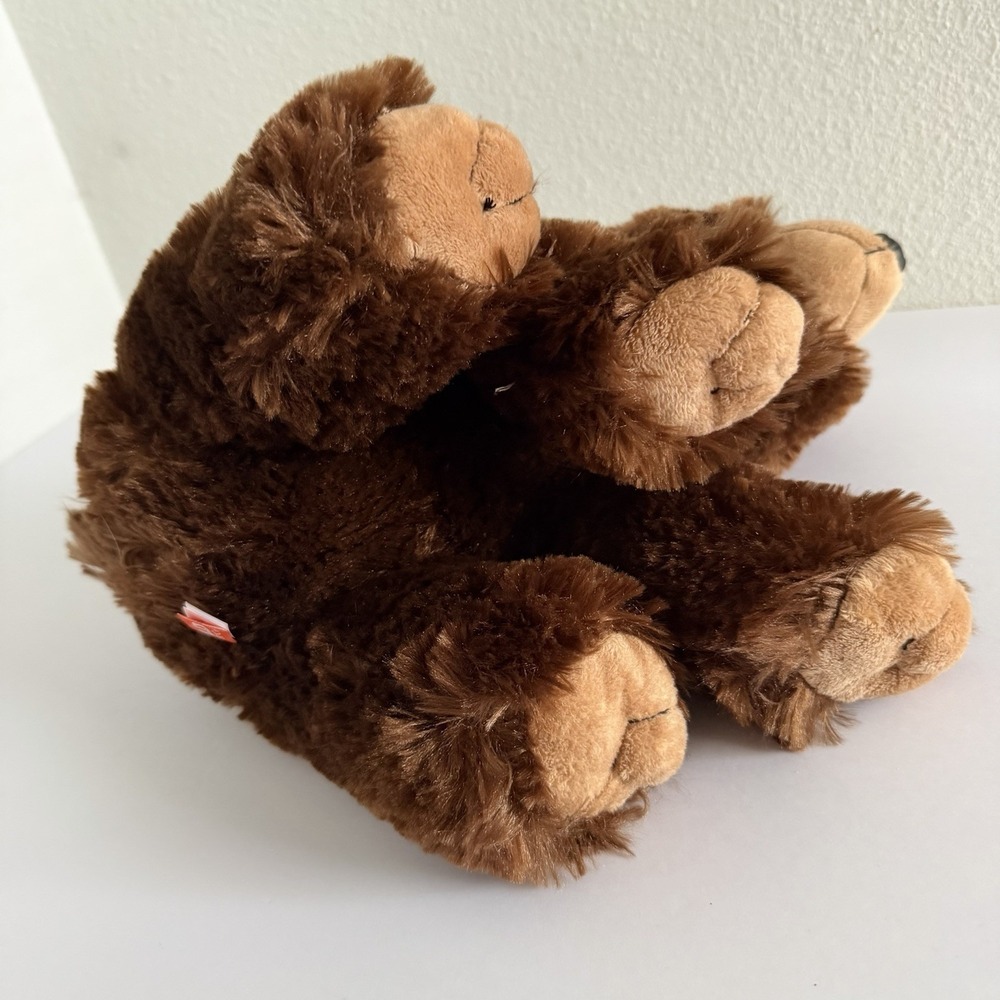 Wild Republic Brown Grizzly Bear Sitting Plush Stuffed Animal Toy 12" - Picture 7 of 10